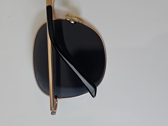 Quay Australia Gold Frame Black Lens Sunglasses main image 9